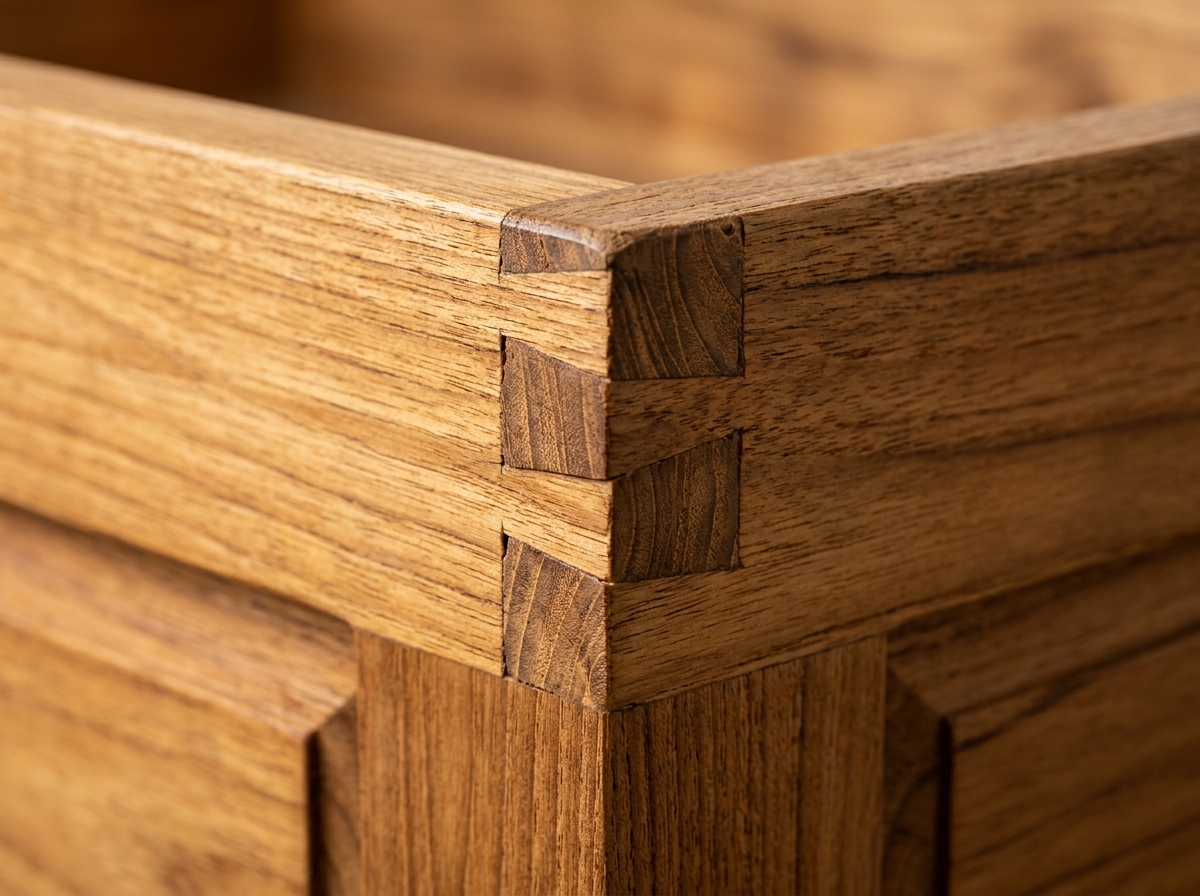 Solid timber joinery detail